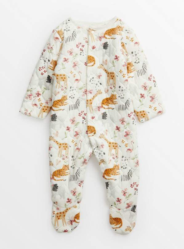 Cream sleepsuits sales